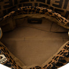 Fendi Zucca Chef Leopard Shoulder Bag (SHG-BxdWir)
