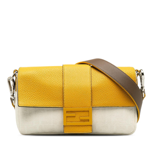 Fendi Zucca Convertible Baguette Crossbody (SHG-k9LcNT)