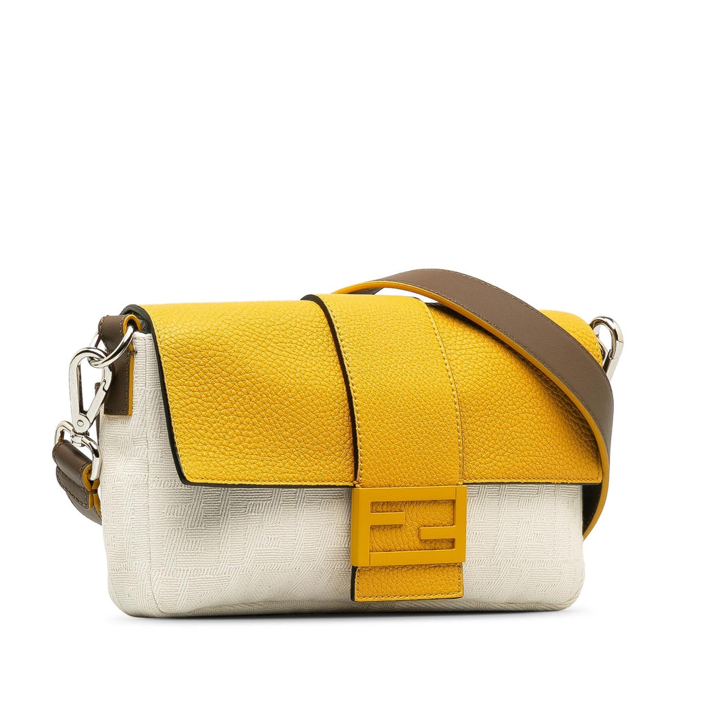 Fendi Zucca Convertible Baguette Crossbody (SHG-k9LcNT)