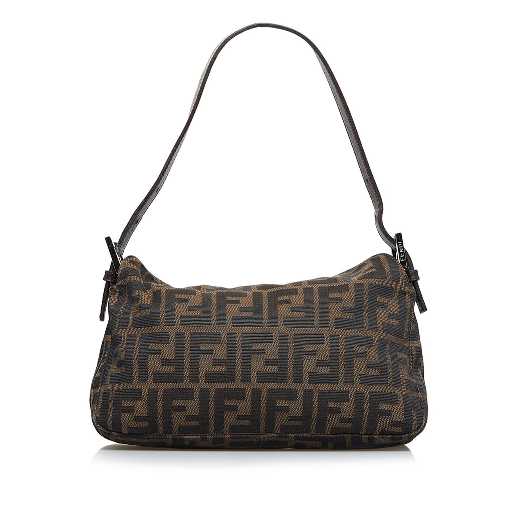 Fendi Zucca Double Flap Baguette (SHG-grLUIg)