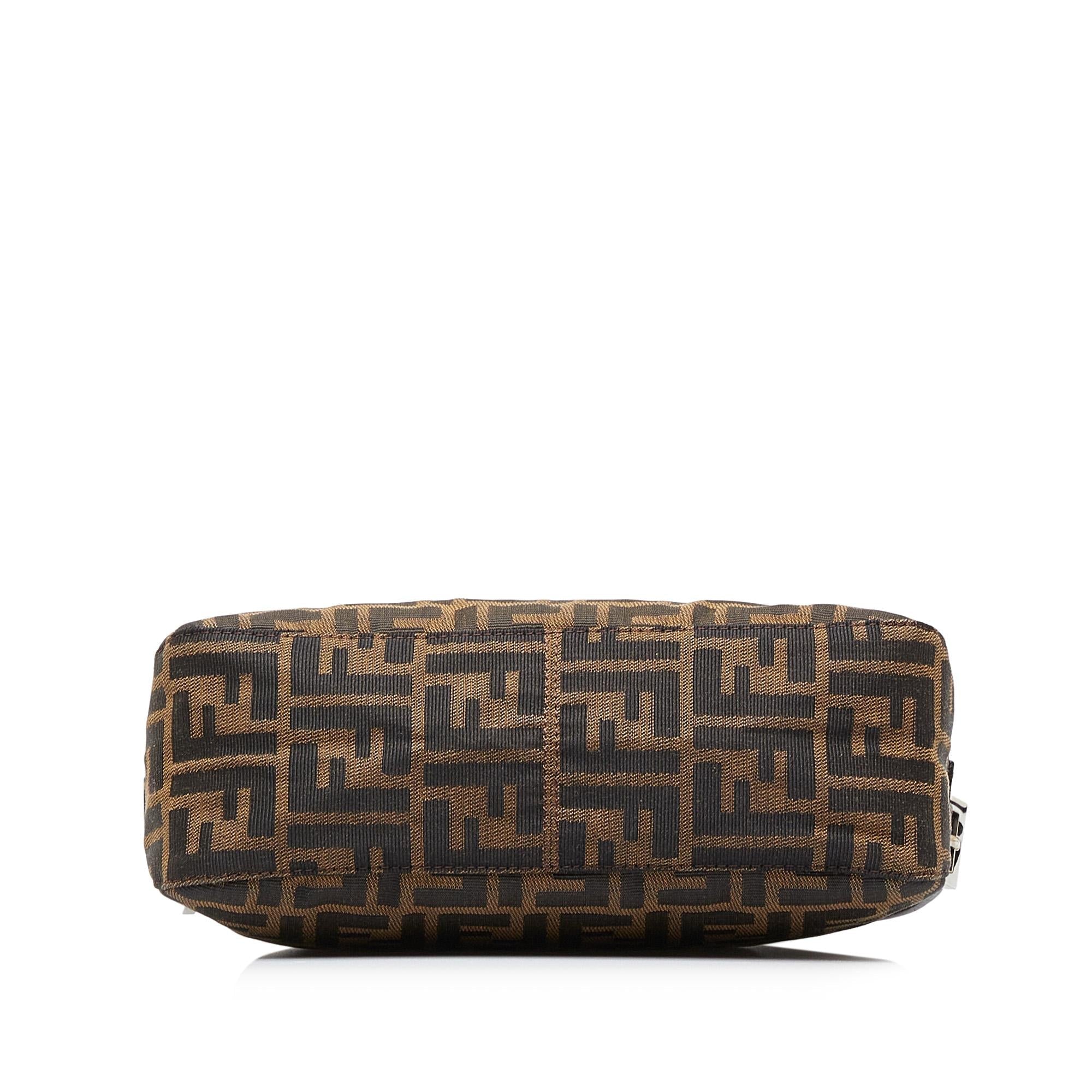 Fendi Zucca Double Flap Baguette (SHG-8sUN0W)