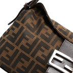 Fendi Zucca Double Flap Baguette (SHG-8sUN0W)