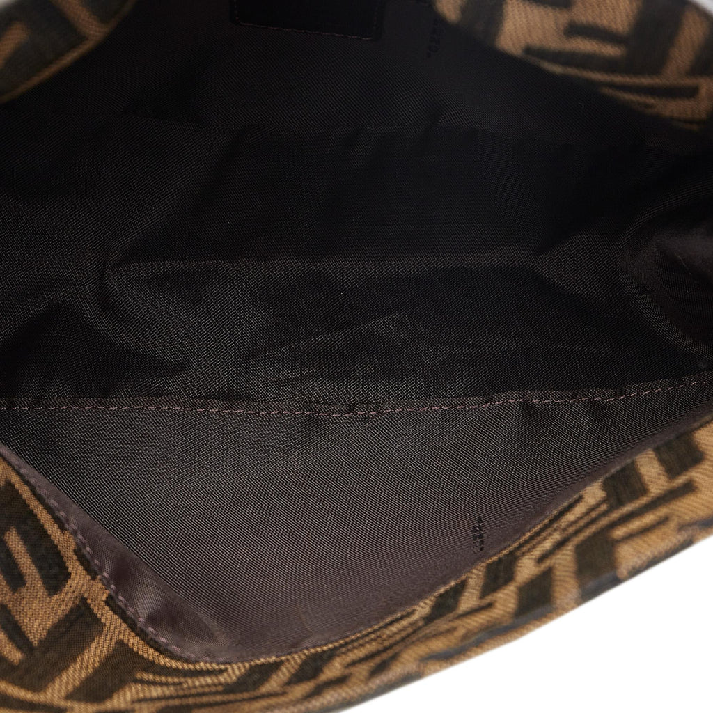 Fendi Zucca Double Flap Baguette (SHG-8sUN0W)