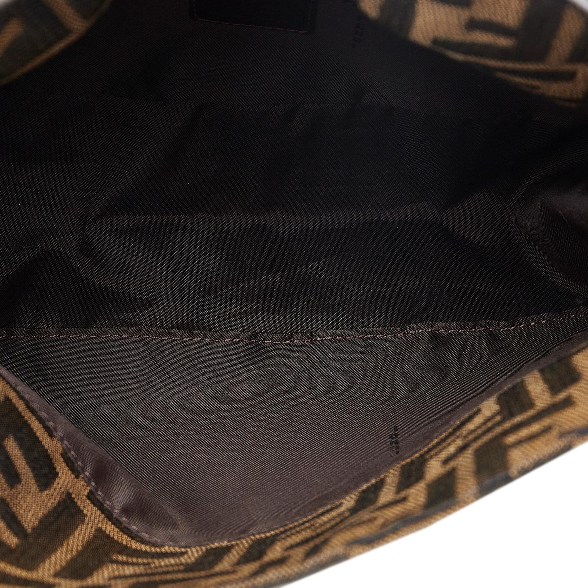 Fendi Zucca Double Flap Baguette (SHG-8sUN0W)