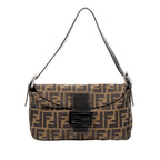 Fendi Zucca Double Flap Baguette (SHG-c4kHsH)