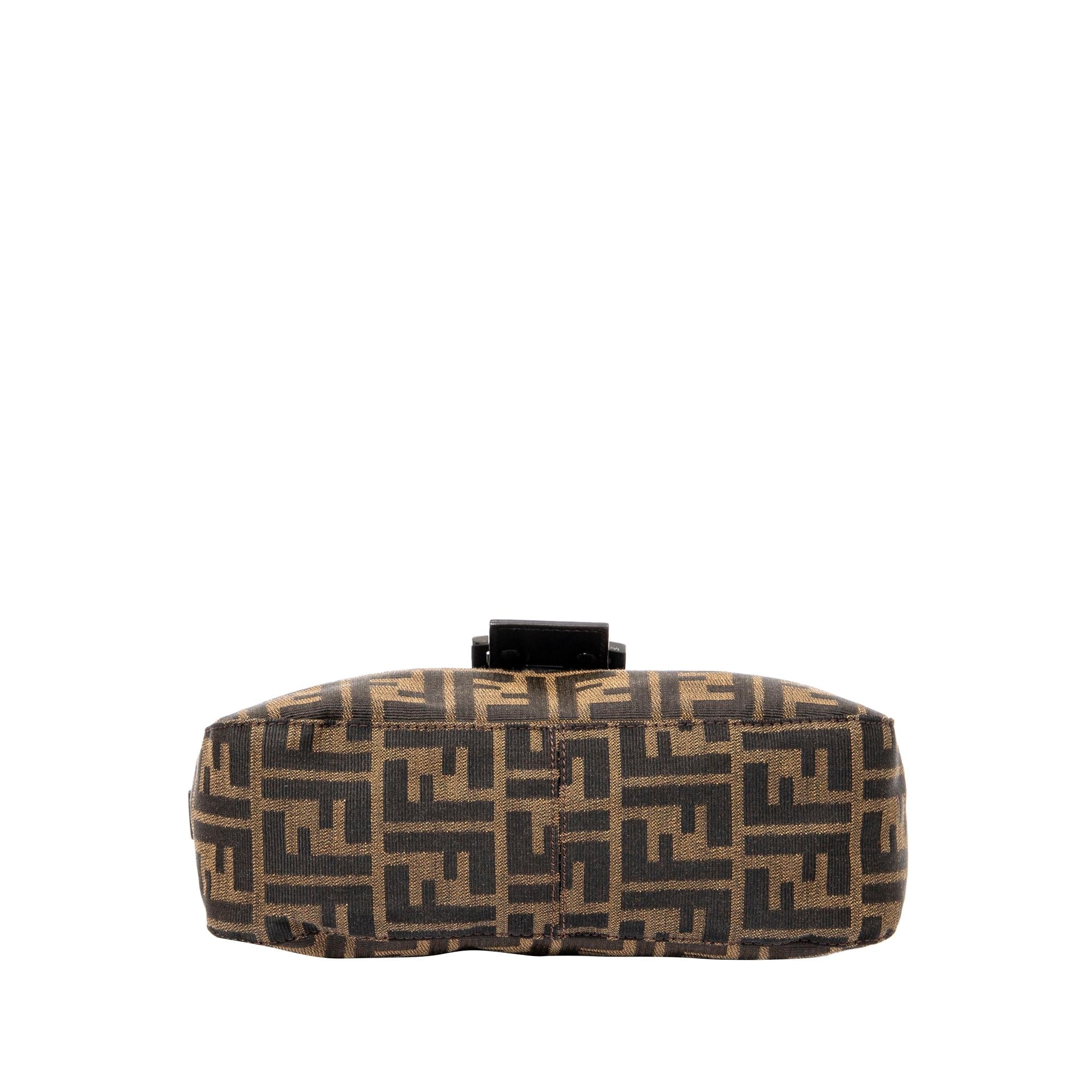 Fendi Zucca Double Flap Baguette (SHG-c4kHsH)