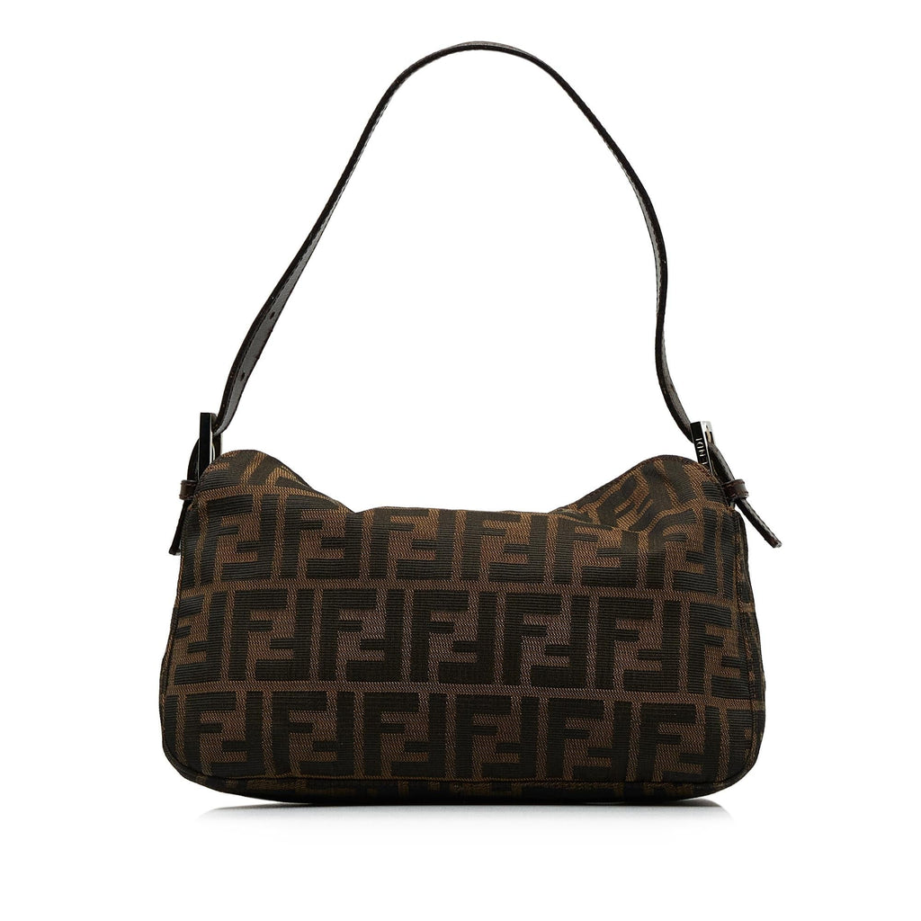 Fendi Zucca Double Flap Baguette (SHG-DmHE3n)
