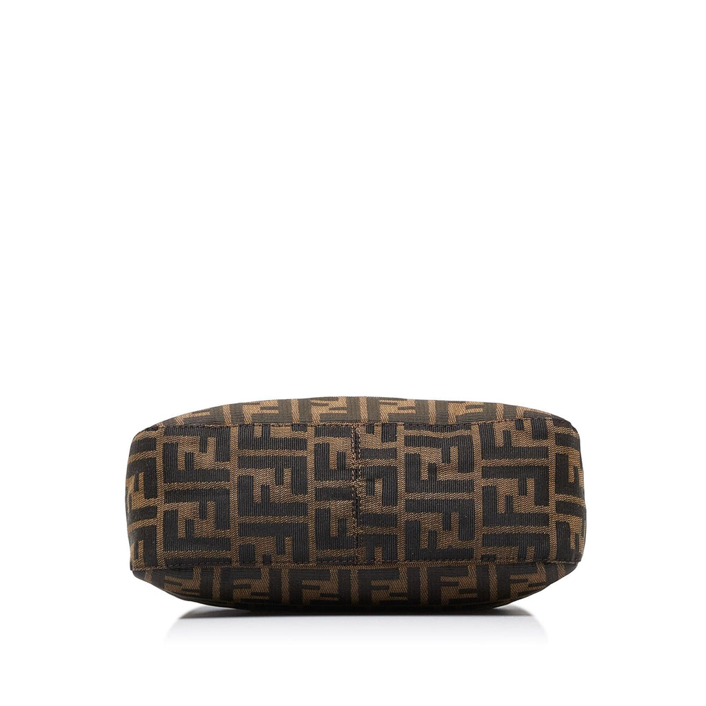 Fendi Zucca Double Flap Canvas Baguette (SHG-xPKfDO)