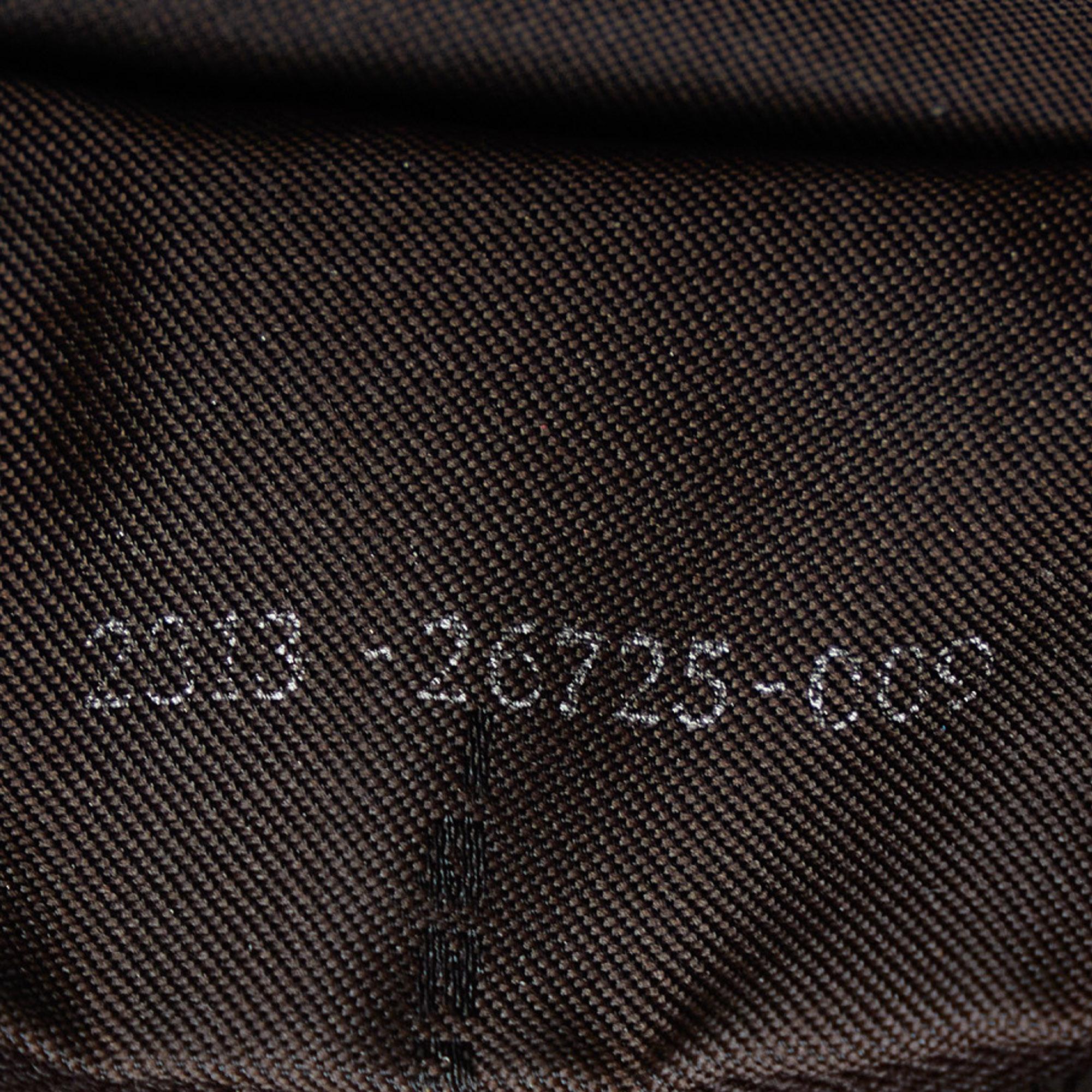 Fendi Zucca Double Flap Canvas Baguette (SHG-xPKfDO)