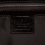 Fendi Zucca Double Flap Canvas Baguette (SHG-xPKfDO)