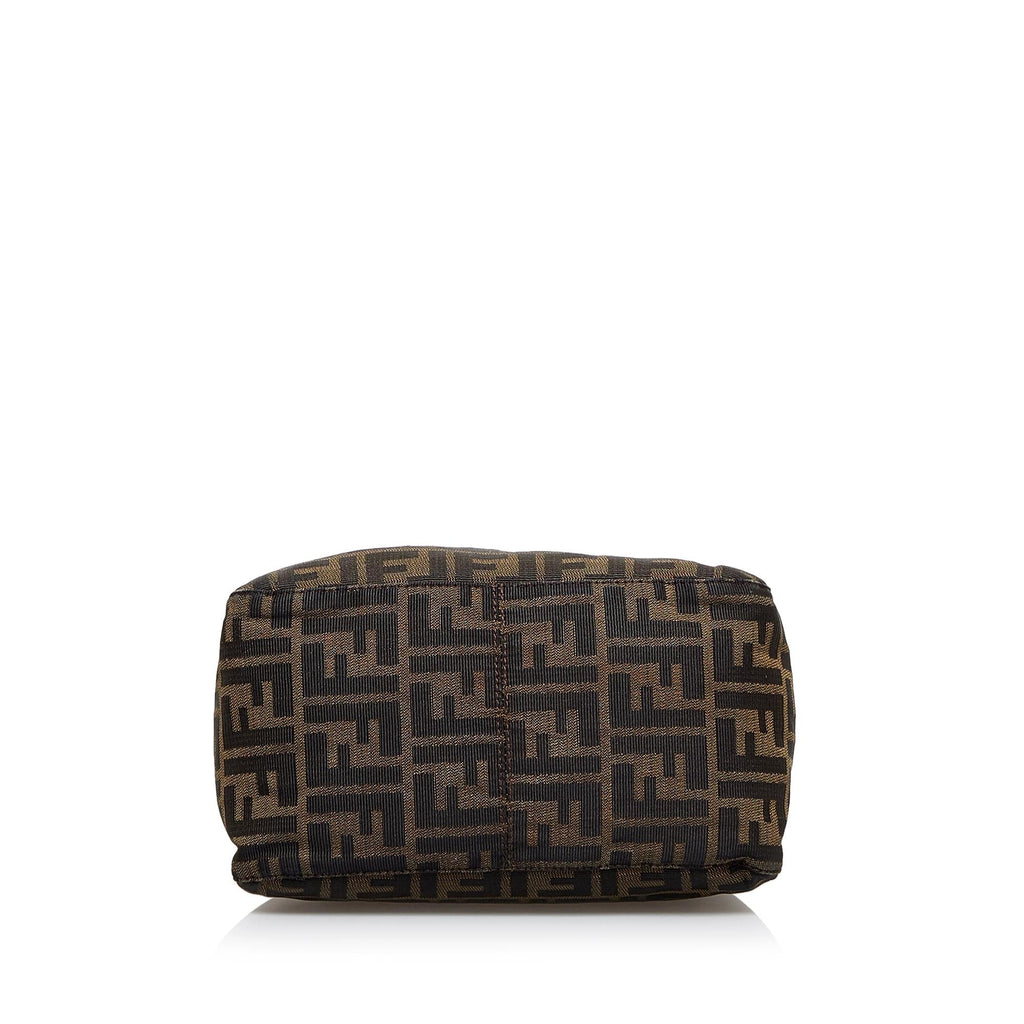 Fendi Zucca Double Flap Shoulder Bag (SHG-LACYHN)