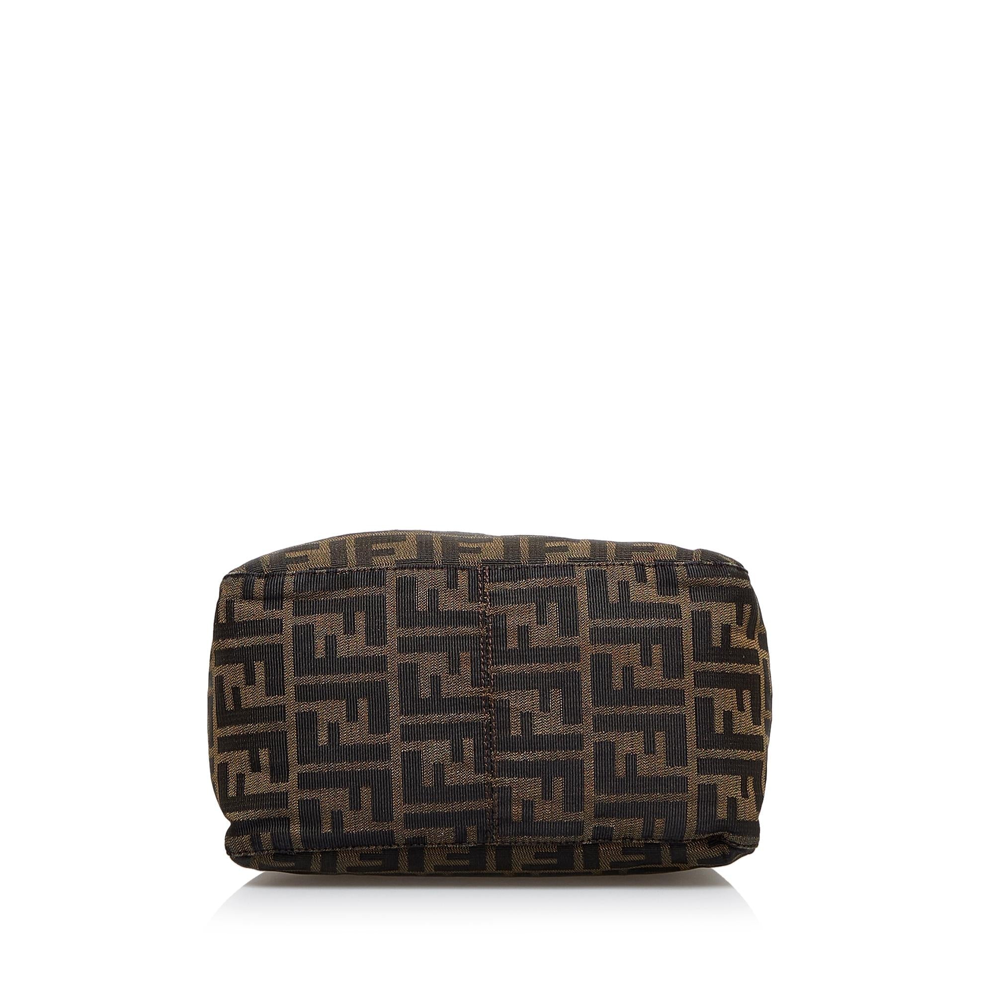 Fendi Zucca Double Flap Shoulder Bag (SHG-LACYHN)