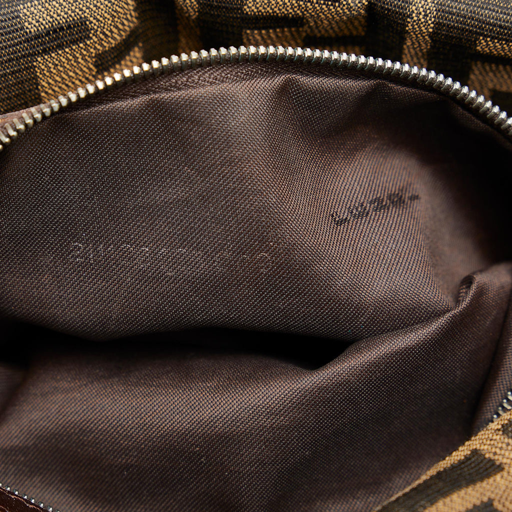 Fendi Zucca Double Flap Shoulder Bag (SHG-oSvq5T)