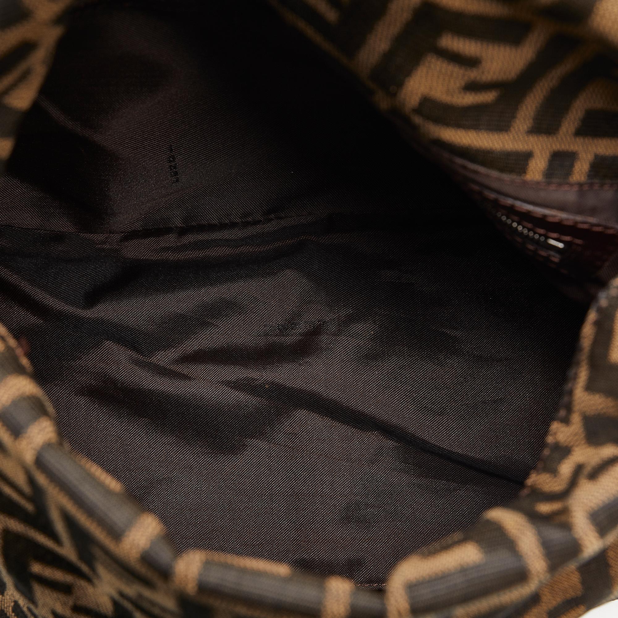 Fendi Zucca Double Flap Shoulder Bag (SHG-oSvq5T)