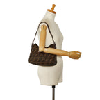 Fendi Zucca Double Flap Shoulder Bag (SHG-oSvq5T)