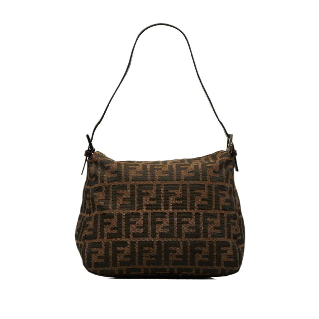 Fendi Zucca Double Flap Shoulder Bag (SHG-dEDjEu)