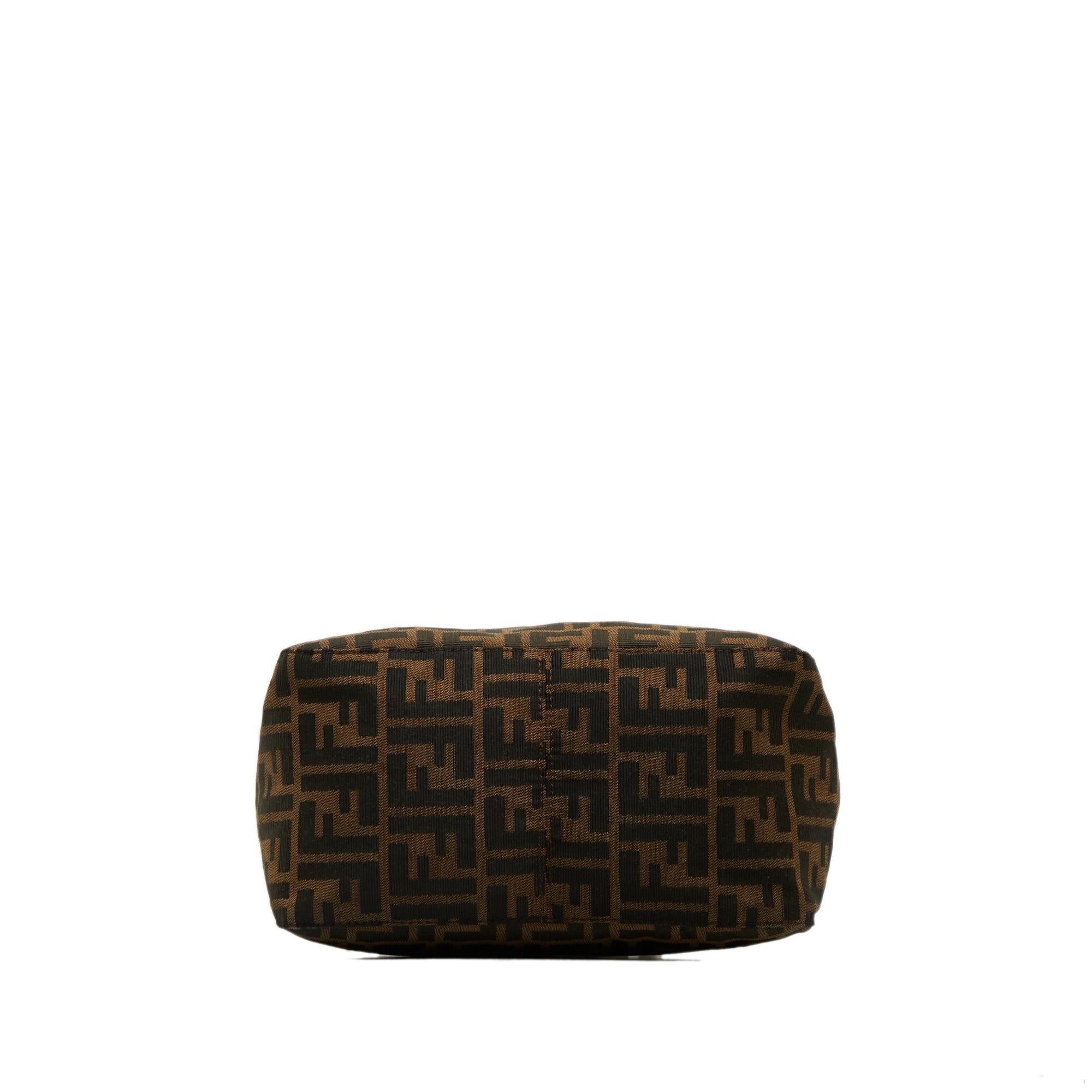 Fendi Zucca Double Flap Shoulder Bag (SHG-dEDjEu)