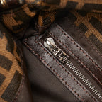 Fendi Zucca Double Flap Shoulder Bag (SHG-dEDjEu)