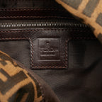 Fendi Zucca Double Flap Shoulder Bag (SHG-dEDjEu)