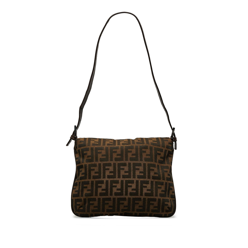 Fendi Zucca Double Flap Shoulder Bag (SHG-3yfrKu)