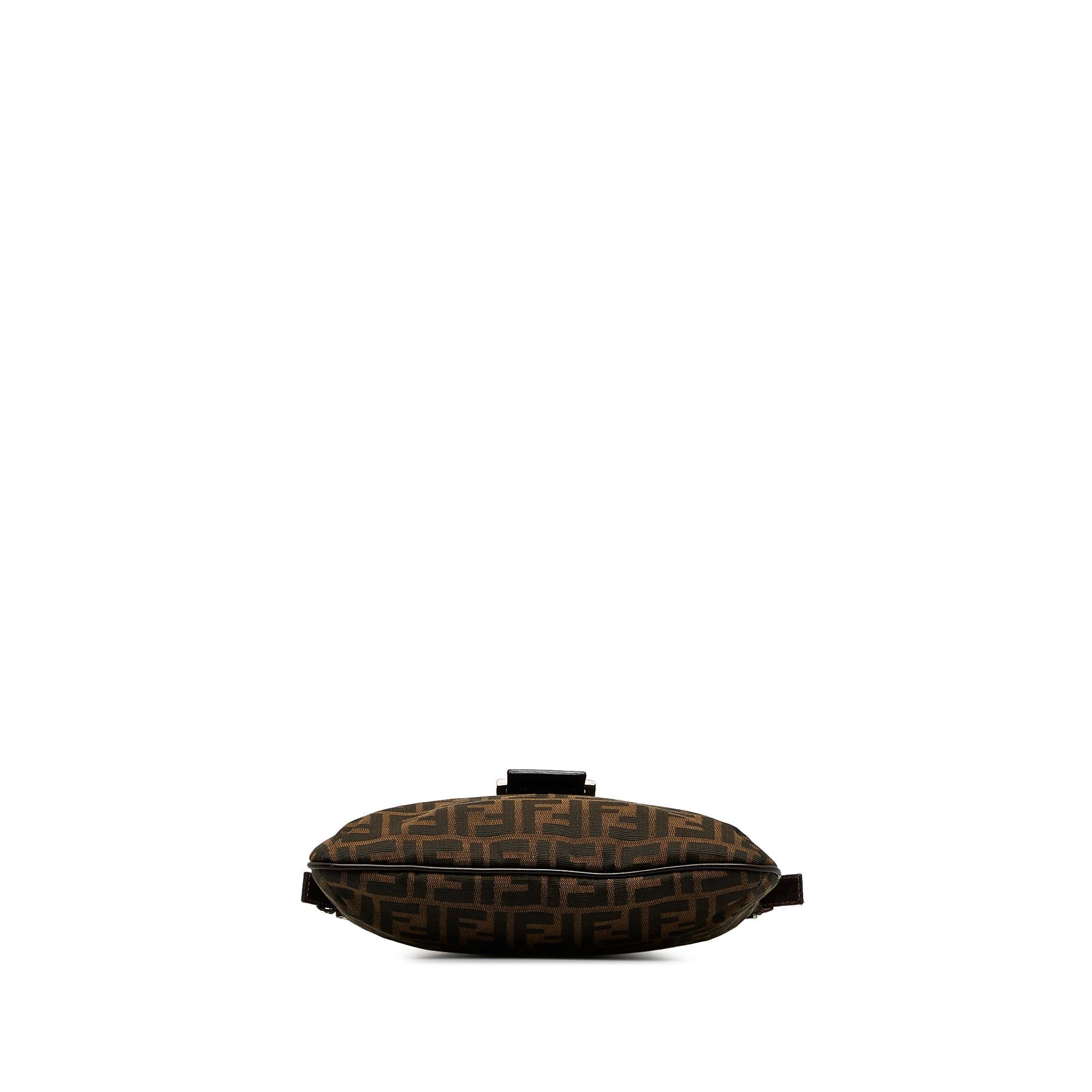 Fendi Zucca Double Flap Shoulder Bag (SHG-3yfrKu)
