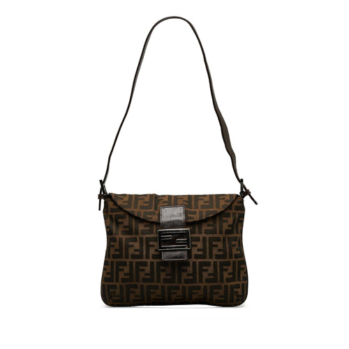 Fendi Zucca Double Flap Shoulder Bag (SHG-3yfrKu)