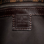 Fendi Zucca Double Flap Shoulder Bag (SHG-3yfrKu)