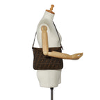 Fendi Zucca Double Flap Shoulder Bag (SHG-3yfrKu)