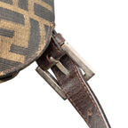 Fendi Zucca Double Flap Shoulder Bag (SHG-iLiG0w)