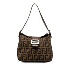 Fendi Zucca Double Flap Shoulder Bag (SHG-iLiG0w)