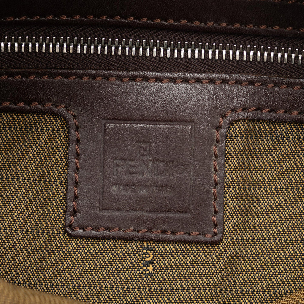 Fendi Zucca Double Flap Shoulder Bag (SHG-iLiG0w)