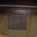 Fendi Zucca Double Flap Shoulder Bag (SHG-iLiG0w)