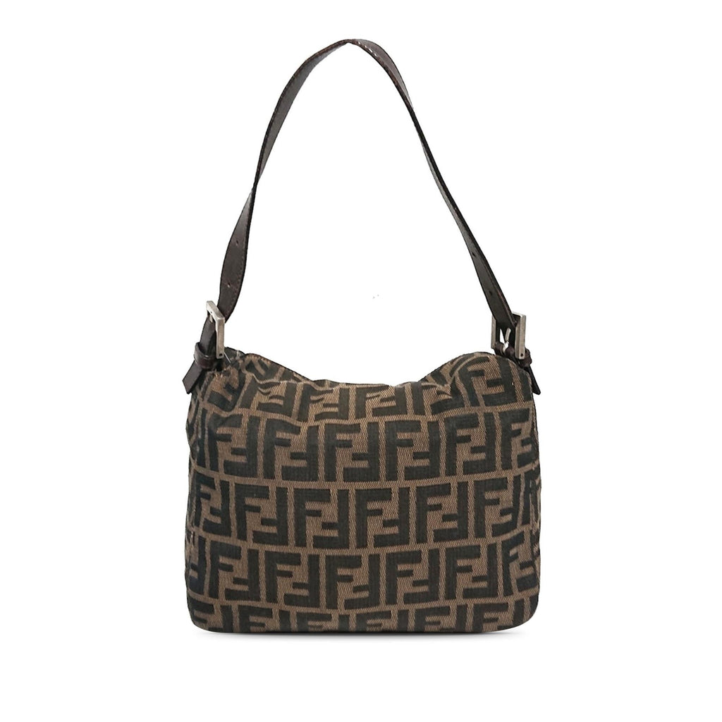 Fendi Zucca Double Flap Shoulder Bag (SHG-t9jLYo)