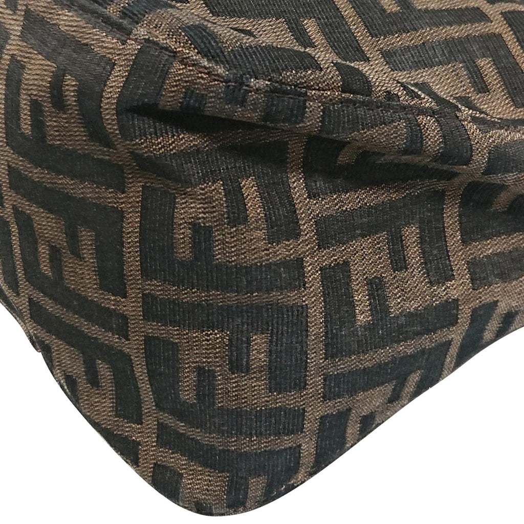 Fendi Zucca Double Flap Shoulder Bag (SHG-t9jLYo)