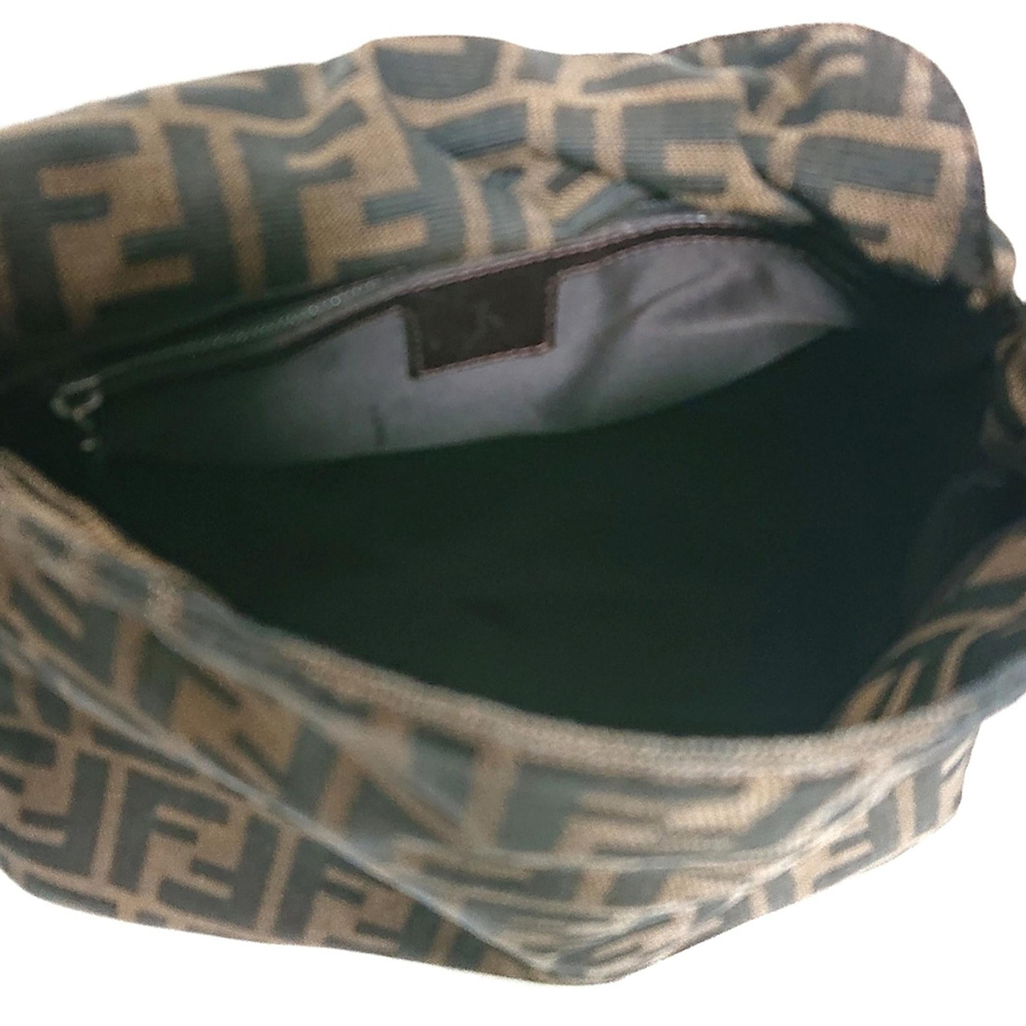 Fendi Zucca Double Flap Shoulder Bag (SHG-t9jLYo)