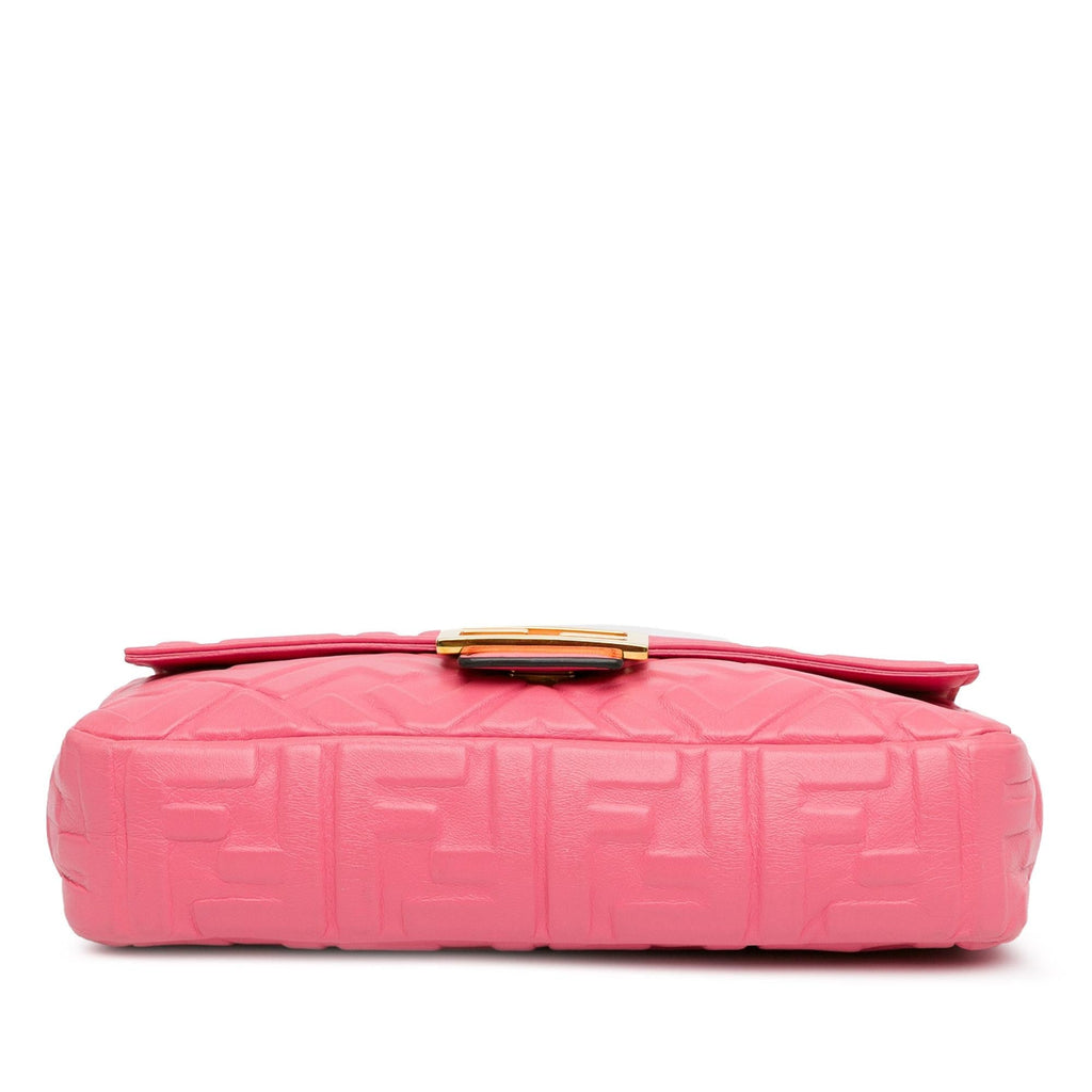 Fendi Zucca Embossed Baguette Satchel (SHG-PnP7Su)