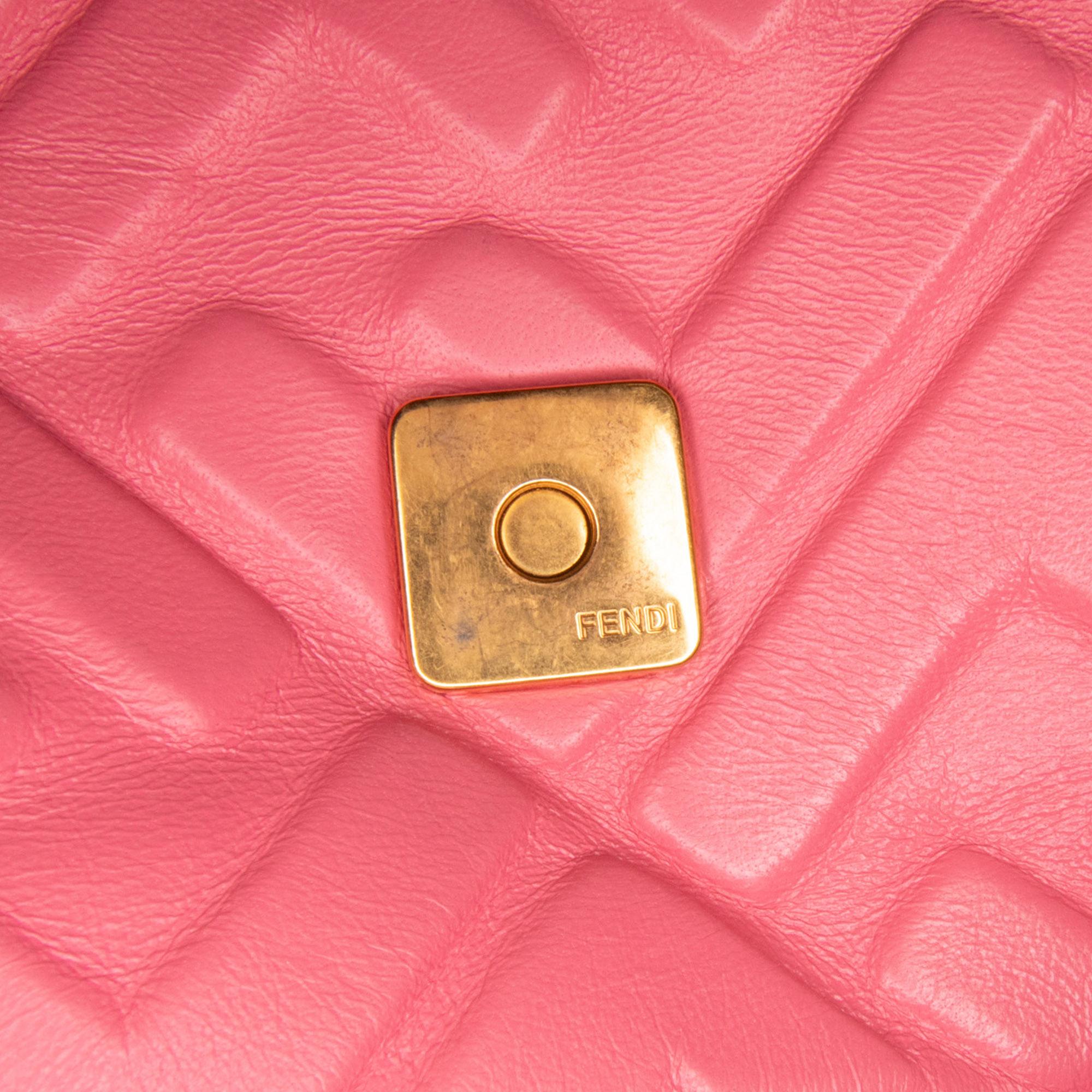 Fendi Zucca Embossed Baguette Satchel (SHG-PnP7Su)