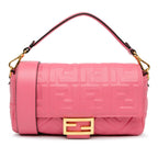 Fendi Zucca Embossed Baguette Satchel (SHG-PnP7Su)