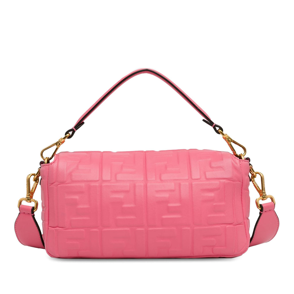 Fendi Zucca Embossed Baguette Satchel (SHG-dNovMe)