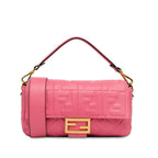 Fendi Zucca Embossed Baguette Satchel (SHG-dNovMe)
