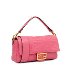 Fendi Zucca Embossed Baguette Satchel (SHG-dNovMe)
