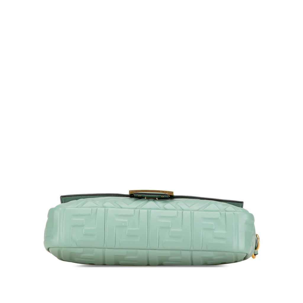 Fendi Zucca Embossed Baguette Satchel (SHG-GbOflU)