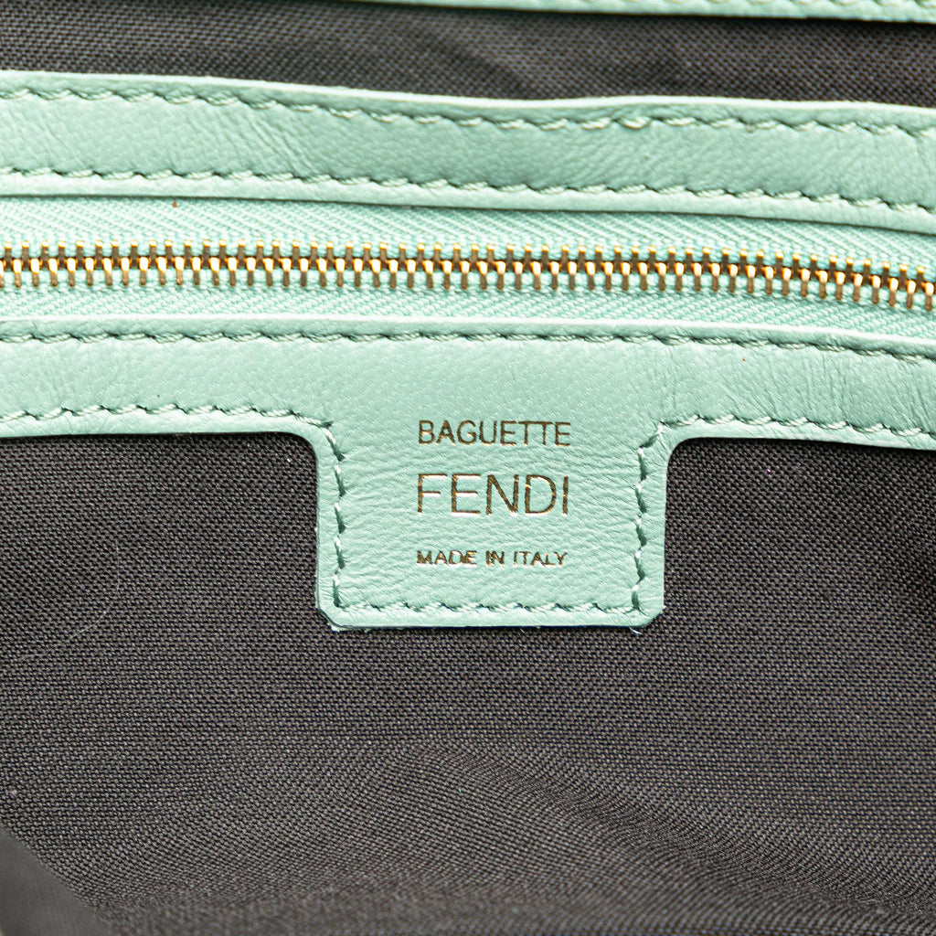 Fendi Zucca Embossed Baguette Satchel (SHG-GbOflU)