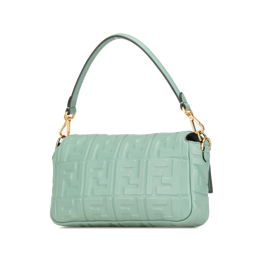 Fendi Zucca Embossed Baguette Satchel (SHG-GbOflU)