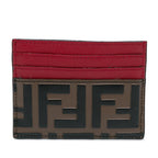 Fendi Zucca  Embossed Card Holder (SHG-NGm9kH)