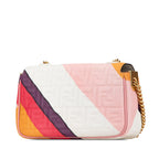 Fendi Zucca Embossed Chain Midi Baguette (SHG-8z8n9N)