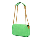 Fendi Zucca Embossed Chain Midi Baguette (SHG-KB1MMj)