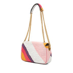 Fendi Zucca Embossed Chain Midi Baguette (SHG-TwWttm)