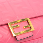 Fendi Zucca Embossed Leather Baguette Satchel (SHG-HnRyP4)