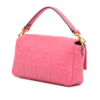 Fendi Zucca Embossed Leather Baguette Satchel (SHG-HnRyP4)